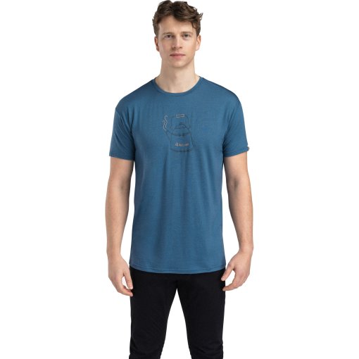 Kuva tuotteesta Aclima Lightwool Kettle Miesten t-paita - blue fusion