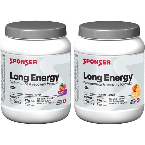 Foto de SPONSER Bebida de Proteína y Carbohidratos en Polvo - Long Energy - 1000g