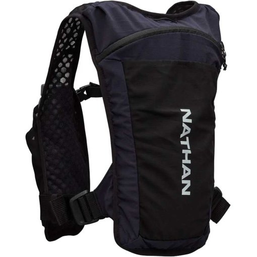 Produktbild von Nathan Sports Quick Start 3.0 Soft Flask Trinkrucksack - 4L - black/reflective silver