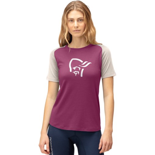 Foto de Norrona Camiseta Interior Mujer - femund pureUll - Violet Quartz