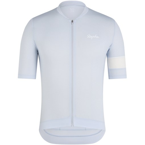 Productfoto van Rapha Core Lightweight Fietsshirt met Korte Mouwen Heren - ice/white