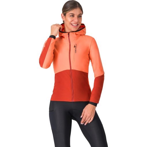 Foto de Castelli Chaqueta Mujer - Fly Unltd - melon/red ochre 883