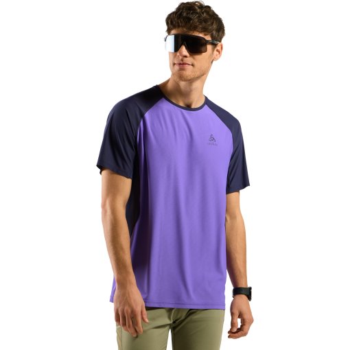 Foto de Odlo Camiseta Trail Running Hombre - X-Alp - eclipse - afterparty
