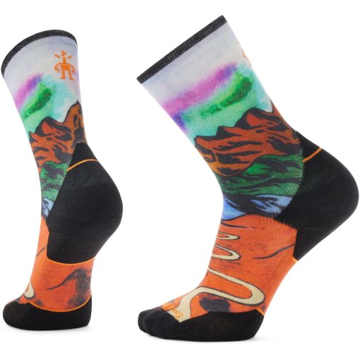 Foto de SmartWool Calcetines Trail Running - Targeted Cushion Singletrack Print Crew - L17 orange rust