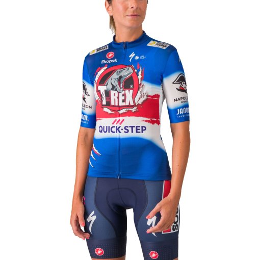 Foto de Castelli Maillot de Manga Corta Mujer - Competizione 3 Team Soudal Quick-Step Vuelta - vuelta ceramic blue 187