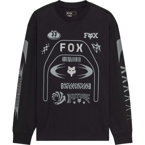 Foto de FOX Image Cosmo Midweight Oversized Longsleeve Shirt Men - black