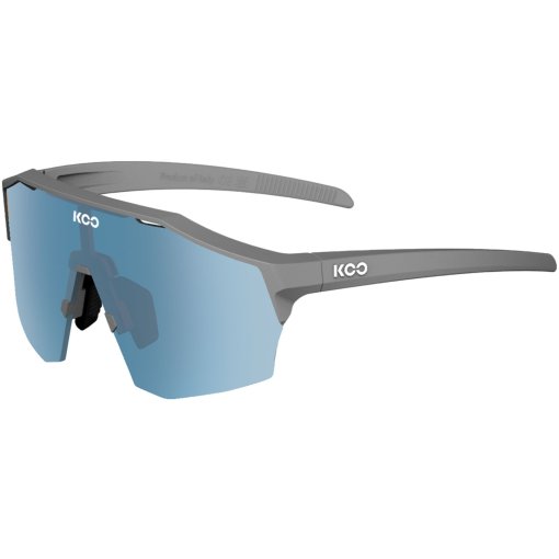 Produktbild von KOO Alibi Sonnenbrille - Large | Grey Matt - Turquoise Mirror