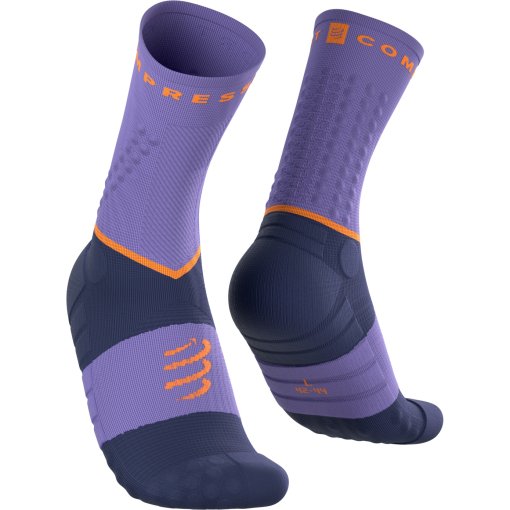 Produktbild von Compressport Ultra Trail Kompressionssocken v2.0 - aster purple/peacoat/apricot