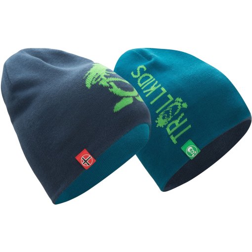 Foto de Trollkids Gorro Niño - Troll Long - Dark Marine/Mystic Blue