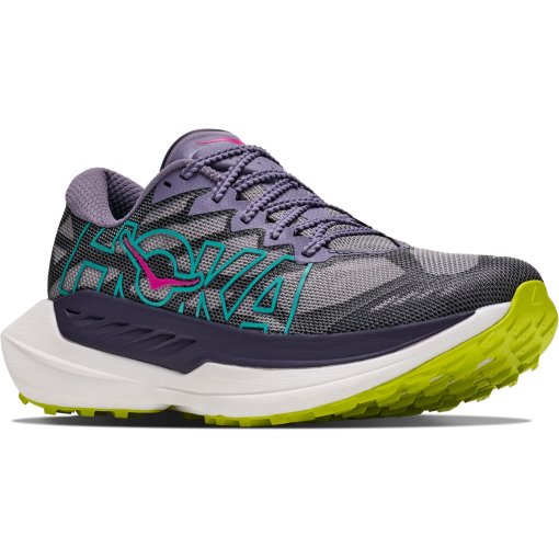 Produktbild von Hoka Rocket X Trailrunning-Schuhe Damen - purple fog / hoka citrus