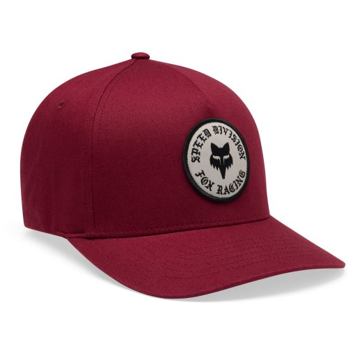 Foto de FOX Badge Flexfit Gorra con visera para hombre - cabernet