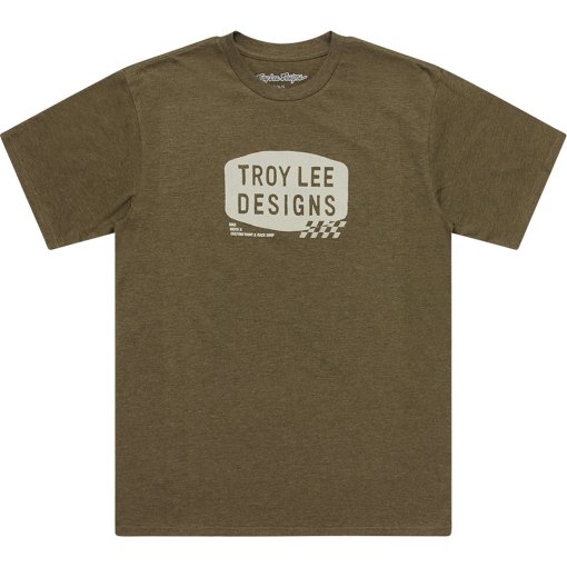 Foto de Troy Lee Designs Camiseta Hombre - Stamp Olive Heather