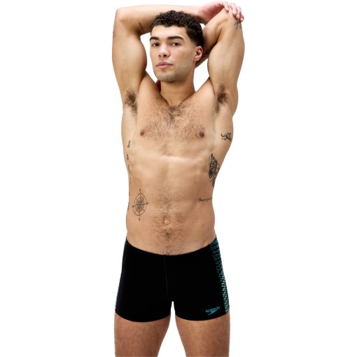 Produktbild von Speedo End+ Tech Panel Aquashorts Herren - black/turquoise gem