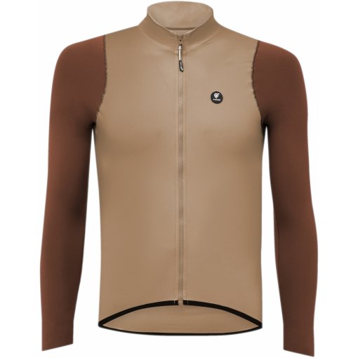 Picture of PISSEI Primapelle Bicolor Longsleeve Jersey Men - Argilla/Espresso