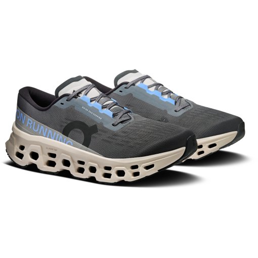 Productfoto van On Cloudmonster 3 Hardloopschoenen heren - Rock | Silver