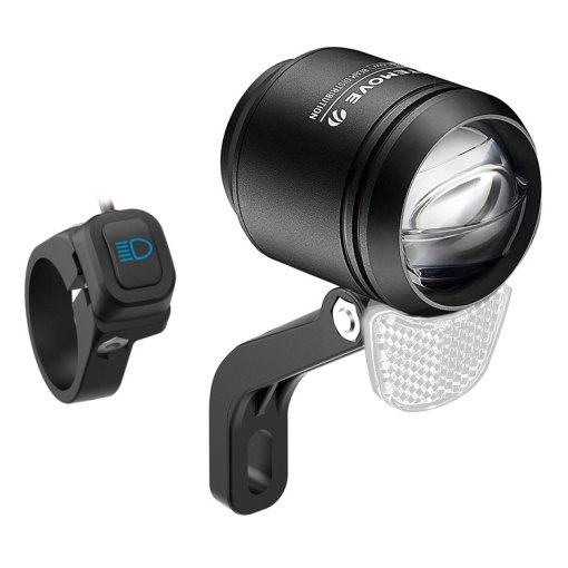 Foto de Litemove Luz Delantera LED AE-200 para S-Pedelecs - AE2001 | Soporte Inferior / Fijación a la Horquilla