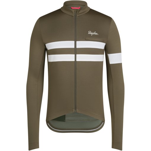 Produktbild von Rapha Brevet Langarmtrikot Herren - kalamata/white alyssum