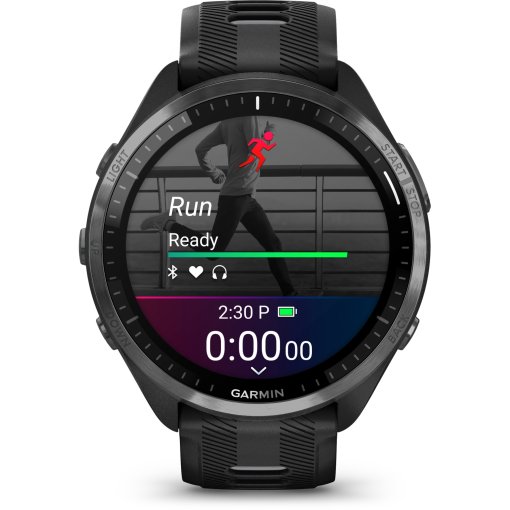 Garmin Forerunner 965 GPS Laufuhr - schwarz/carbongrau