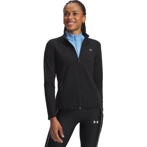 Picture of Under Armour Motion Full Zip Long Sleeve Women - Ultimate Black/White