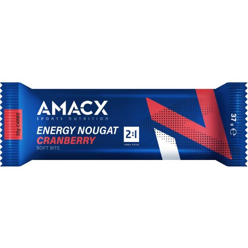 Produktbild von Amacx Energy Nougat Cranberry - Kohlenhydrat-Riegel - 37g