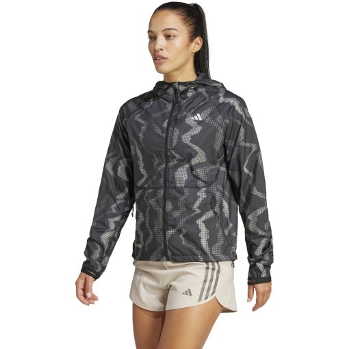 Photo produit de adidas Veste de course Femme - Ultimate WIND.RDY - black/reflective silver IT3445