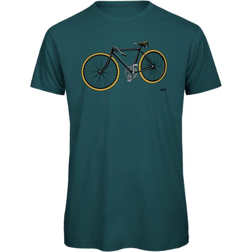 Foto de RTTshirts Camiseta Ciclismo Hombre - Bicicleta Carretera Retro - azul