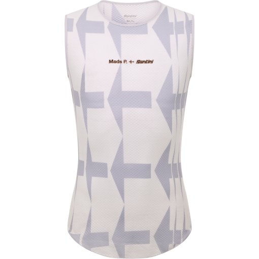Foto de Santini Mads Pedersen Momentum Series Camiseta interior sin mangas para hombre MA002GLLMADSS - off white OW