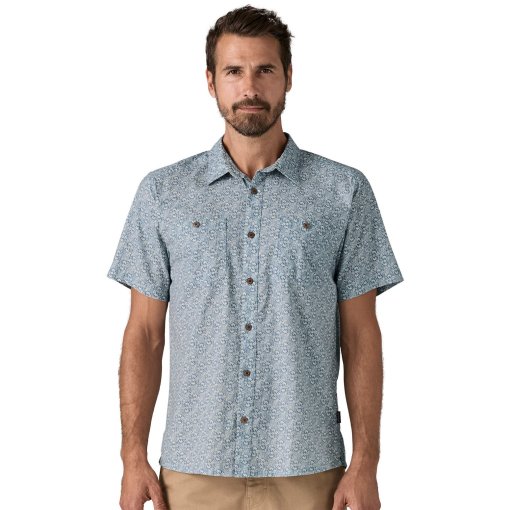Foto de Patagonia Camisa Hombre - Back Step - Mountain Breeze: Still Blue