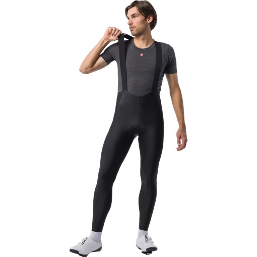 Picture of Castelli Nano Rain Bibtights Men - black 010
