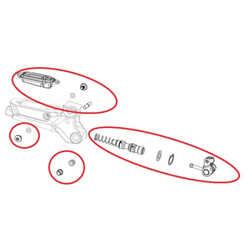 Foto de SRAM Kit de mantenimiento para manetas de freno Maven | B1 - Bronze - 11.5018.054.009