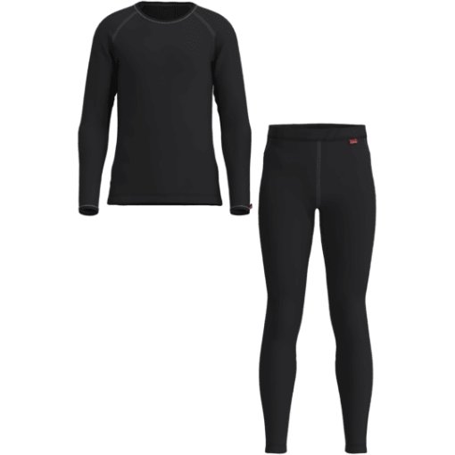 Foto de Löffler Juego de Ropa Interior Largo Niño - Transtex® Warm - negro 990