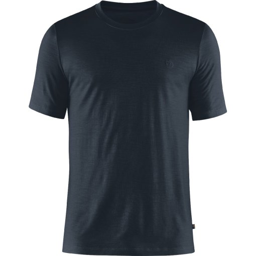Foto de Fjällräven Camiseta Hombre - Abisko Wool - dark navy