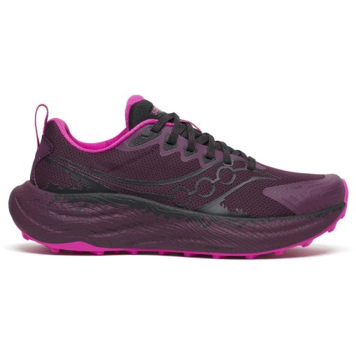 Kuva tuotteesta Saucony Ride TR3 Naisten juoksukengät - eggplant/black