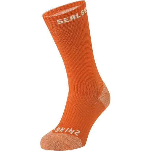 Kuva tuotteesta SealSkinz Briston Waterproof All Weather Mid Length Socks with Hydrostop - Orange