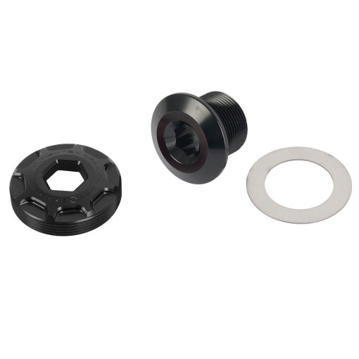 Photo produit de OAK Components Jeu de capuchons de manivelle - OAK Meteor | SRAM DUB | M18/M30LH - noir