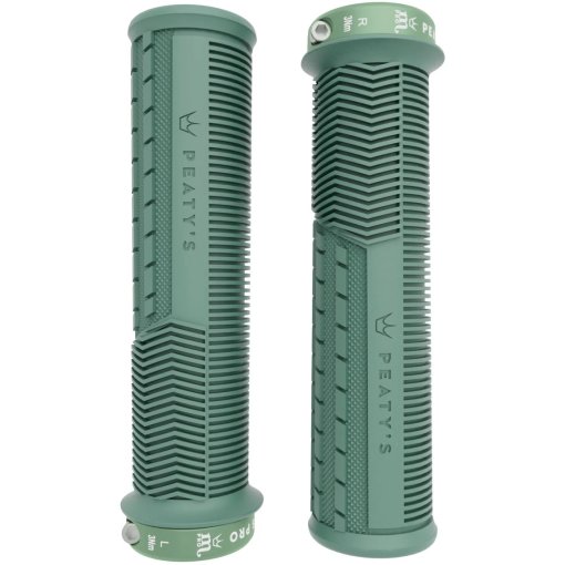 Produktbild von Peaty&#039;s Monarch Pro Grips Mushroom Thin Lenkergriffe - Mint Green