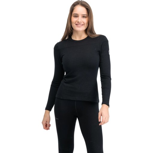 Billede af Bergans Inner:Dual Merino Langærmet tøj til kvinder - black