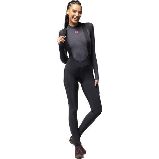 Foto de Alé Culotte con Tirantes Mujer- OFF ROAD GRAVEL Stones Cargo 2.0 - black