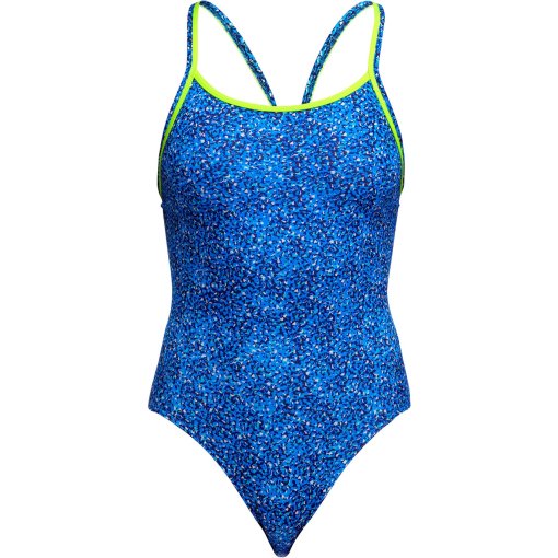 Productfoto van Funkita Diamond Back Eco Eendelig badpak voor dames - Pebble Beach