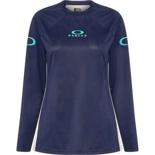 Foto de Oakley Maillot de Manga Larga Mujer - Free Ride - Team Navy