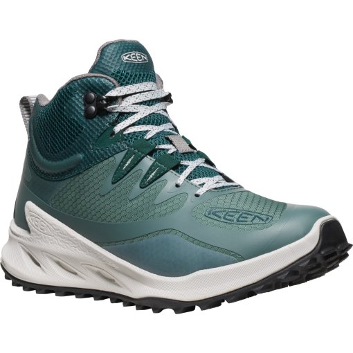 Photo produit de KEEN Chaussures de Randonnée Femme - Zionic Mid Waterproof - Dark Forest / Sea Moss