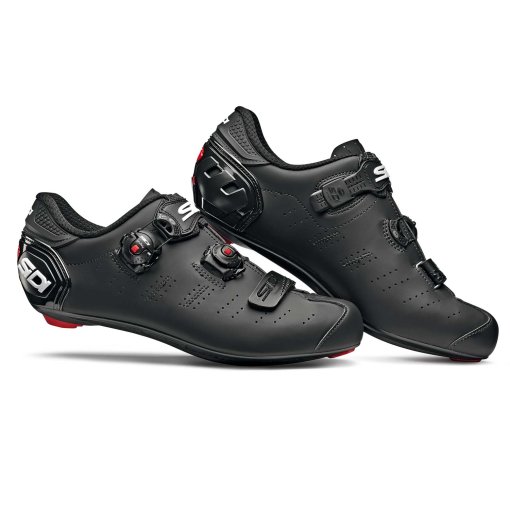 Immagine prodotto da Sidi Scarpe Bici da Corsa - Ergo 5 Carbon - Largo - negro opaco