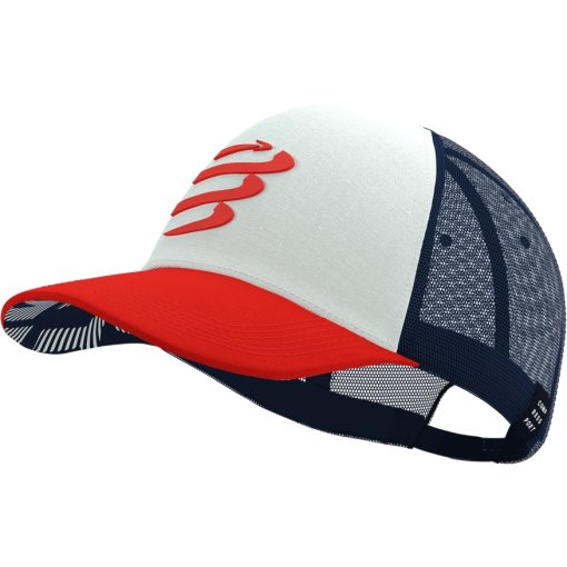 Photo produit de Compressport Casquette - Trucker - sugar/blues