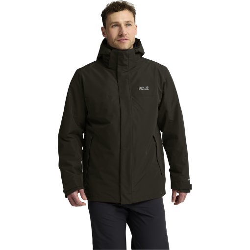 Produktbild von Jack Wolfskin Stonelite 3In1 Jacke Herren - obsidian moss