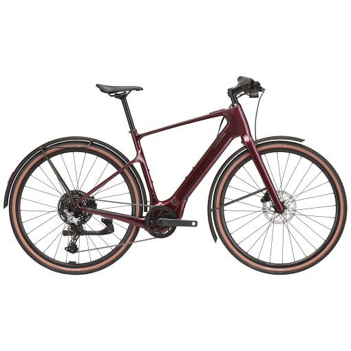 Photo produit de Cannondale Vélo de Ville Électrique - TESORO Carbon 3 - 2026 - cherry lacquer