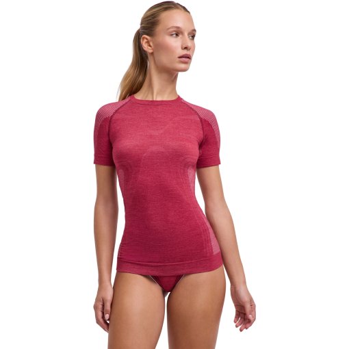 Produktbild von Falke Wool-Tech Light Kurzarmshirt Damen - ruby 8830 (33442)