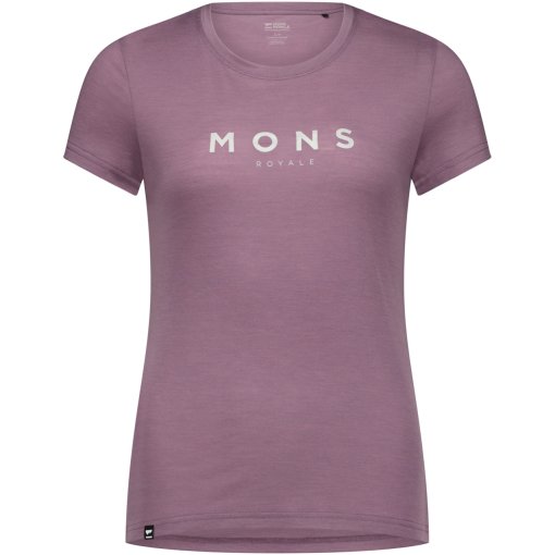 Foto de Mons Royale Camiseta Mujer - Icon Merino Classic - mauve