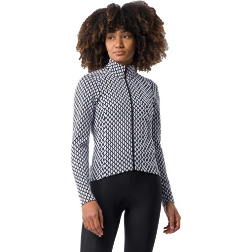 Picture of Castelli Ventra Thermal Jersey Women - black/white 101