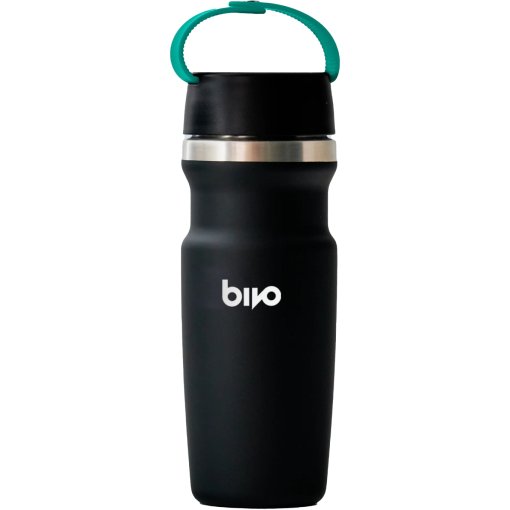 Photo produit de Bivo Trio Mini Gourde Isotherme + couvercle Ventura - 500 ml - black