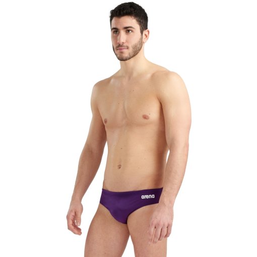 Foto de arena Performance Solid Team Bañadores Hombre - Plum-White